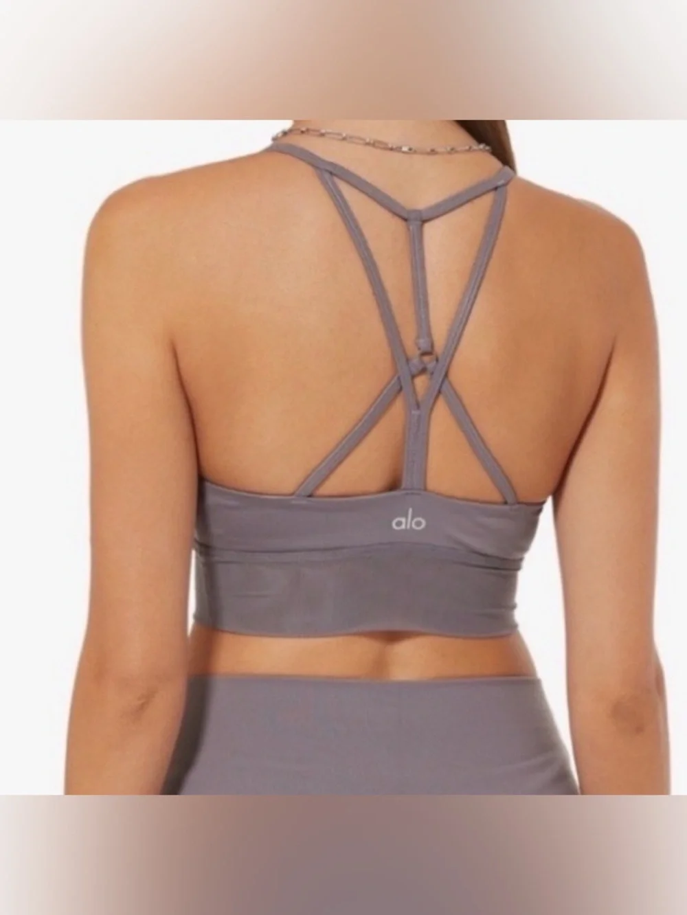 Alo Yoga Airlift Intrigue Spotts Bra, SMALL